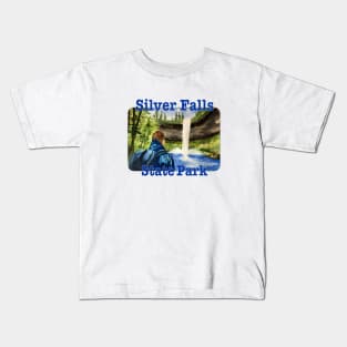 Silver Falls State Park, Oregon Kids T-Shirt